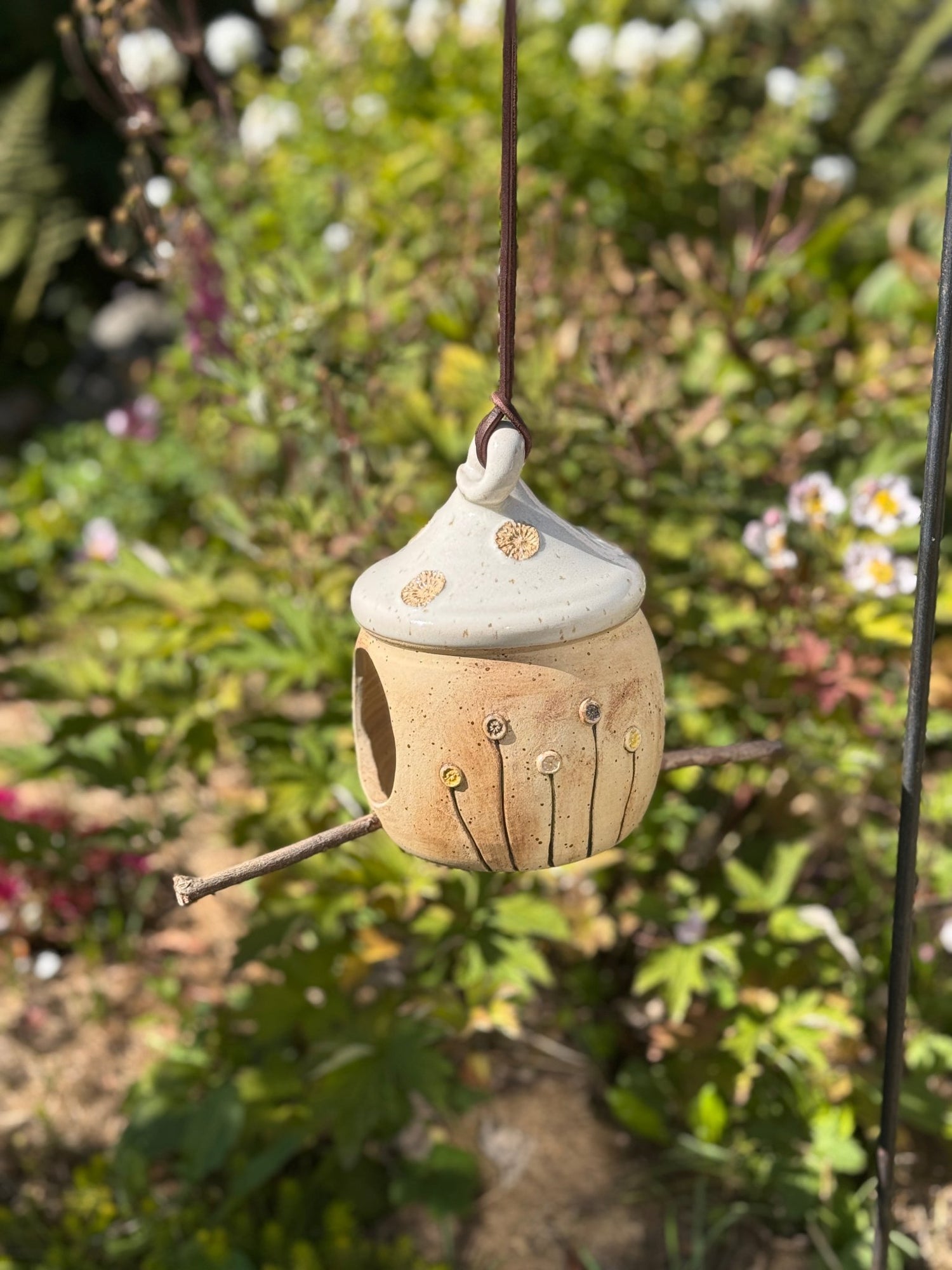 🌸🐦 Keramik - Vogelhäuser mit Blumenmuster 🐦🌸 - Vogelhaus