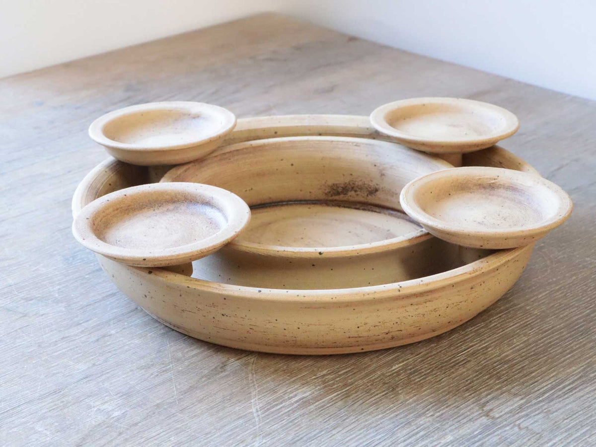 Keramik Kerzenteller Handmade – Alte Schmiede