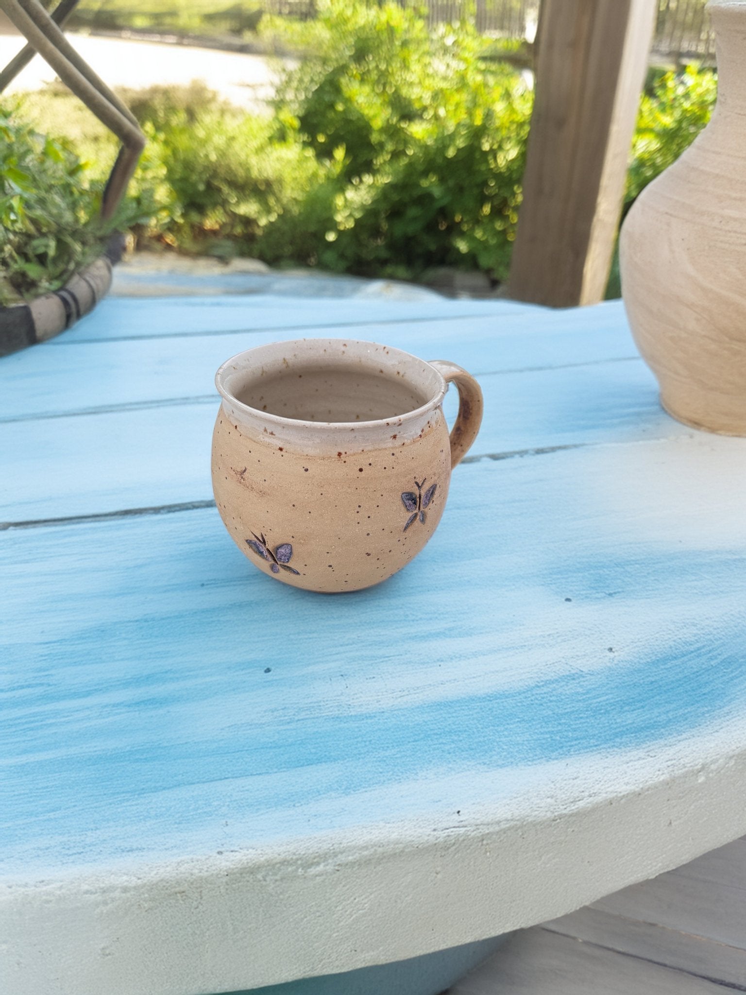 Motiv - Tassen aus Keramik Handgedreht -  - bauchige Tasse