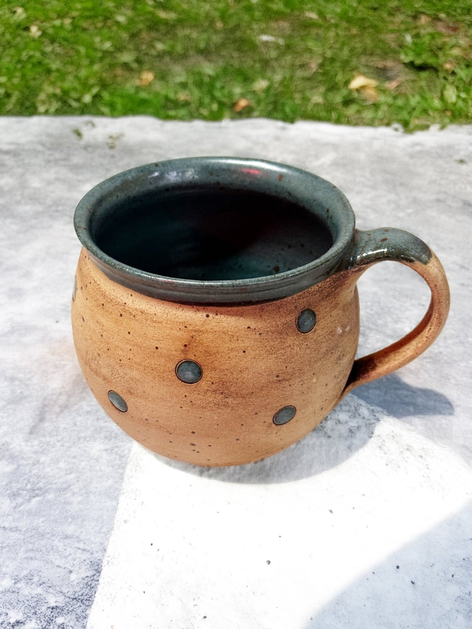 Motiv - Tassen aus Keramik Handgedreht -  - bauchige Tasse