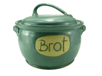 Brottopf Keramik grün