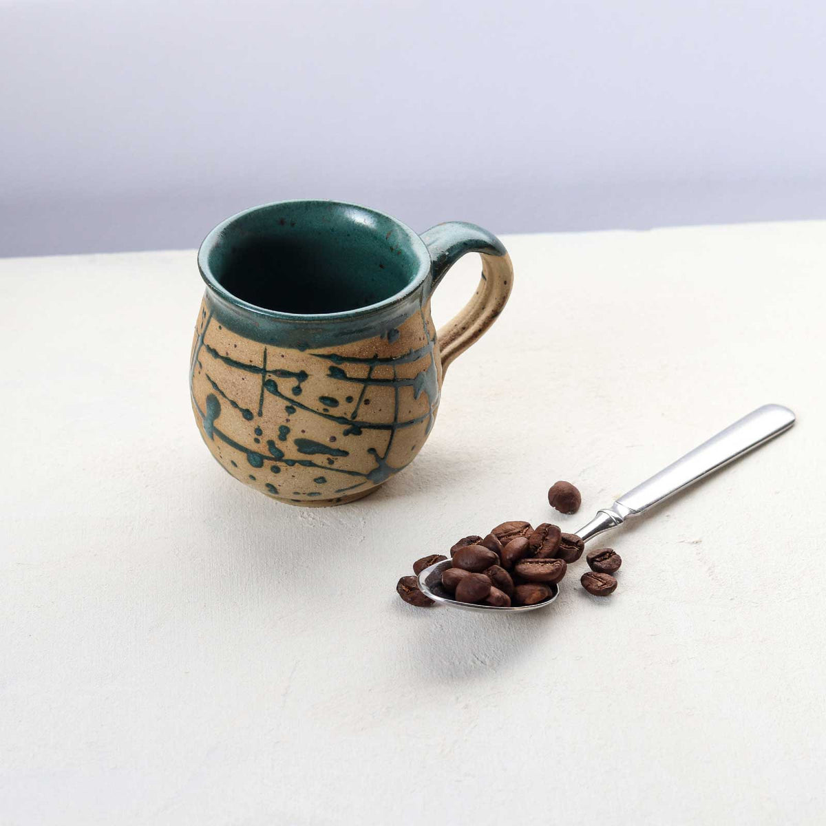 Handgefertigte Keramik Espressotasse 80-100ml – Alte Schmiede